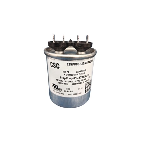 Capacitor de Trabajo 8MF 370 Vac. Redondo