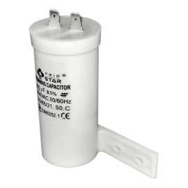 Capacitor 45UF 250V 60H con Sujecion