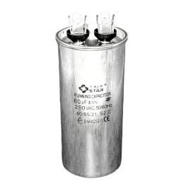 Capacitor de Trabajo 60MF 250 Vac.