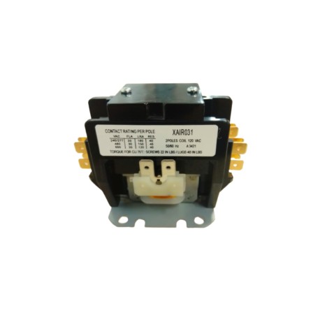 Contactor 2 polos bobina 120 v 30 amp