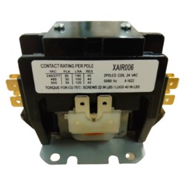 contactor 2 polos bobina 24 v 30 amp