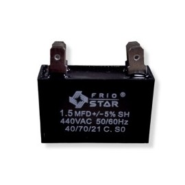 capacitor cuadrado 1.5 mf 440v 2 patas