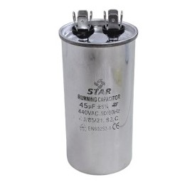 capacitor de trabajo 45 mf 440v redondo