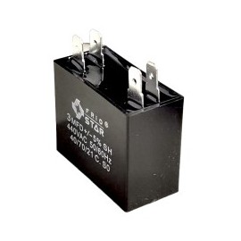 Capacitor Cuadrado 3.0 MF 440V 2 pata