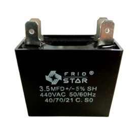 capacitor cuadrado 3.5 mf 440v 2 patas