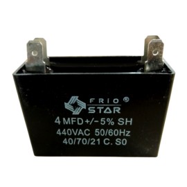 capacitor cuadrado 4.0 mf 440v 2 patas