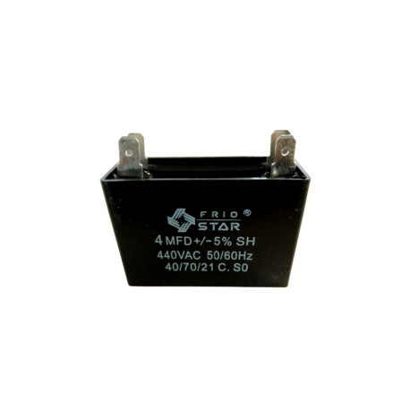 capacitor cuadrado 4.0 mf 440v 2 patas