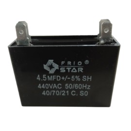 capacitor cuadrado 4.5 mf 440v 2 pata