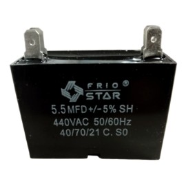 capacitor cuadrado 5.5 mf 440v 2 pata