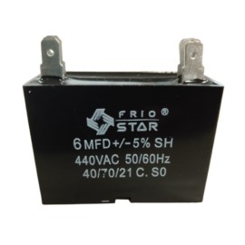 Capacitor Cuadrado 6.0 MF 440V 2 Patas