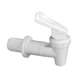 Llave Blanca con Palanca Blanca Cuerda Exterior 3/4"