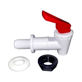 Llave Blanca con Palanca Roja Cuerda 5/8