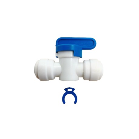 Conector Válvula de Paso 5/16 con Seguro