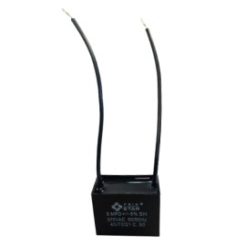 Capacitor Cuadrado 5 MF 370V 2 Cable
