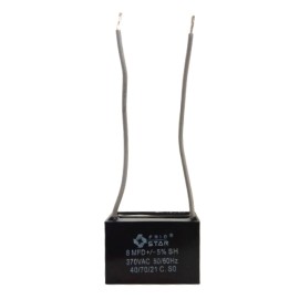 Capacitor cuadrado 8.0 MF 370V