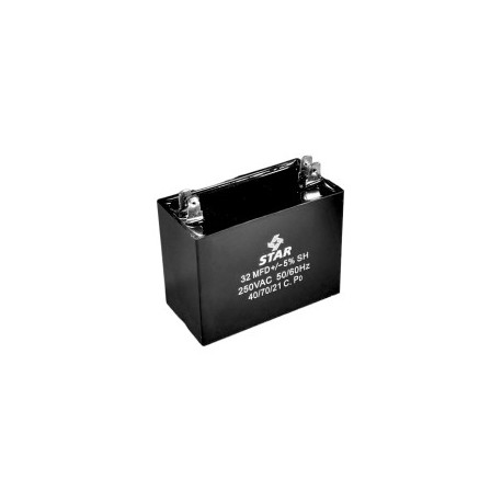 Capacitor Cuadrado 32 MF 250V Terminales