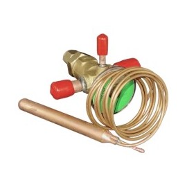 Válvula de Expansión Acumulador Exterior R22 10TR, 1/2x5/8,1/4 ODF