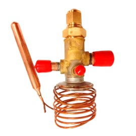 Válvula de Expansión Acumulador Exterior R22 12TR, 1/2x5/8,1/4 ODF
