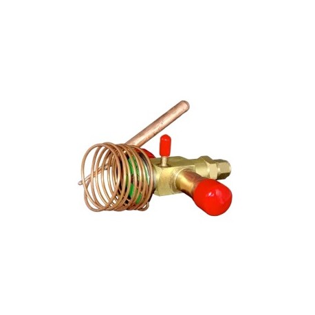 Válvula de Expansión Acumulador Exterior R22 15TR, 5/8x7/8,1/4 ODF